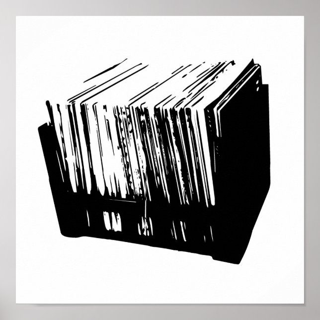 Poster LP rétro (Devant)