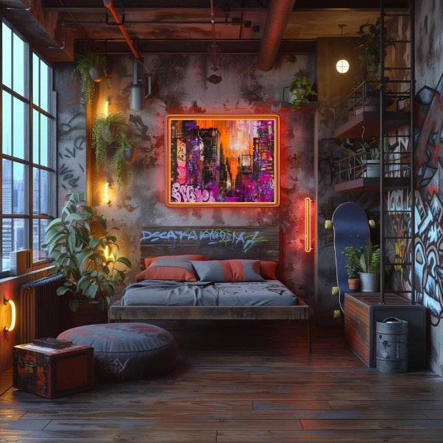 Poster Luces y Sombras de Ciudad: Graffiti Metropolitano (Créateur téléchargé)