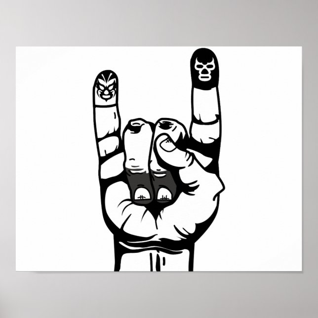 Poster lucha de dedos (Devant)