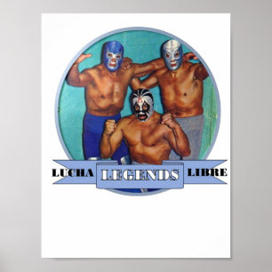 POSTER LUCHA LIBRE LEGENDS