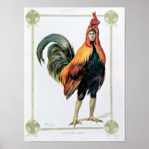 Poster Lucien Guitry dans 'Chantecler