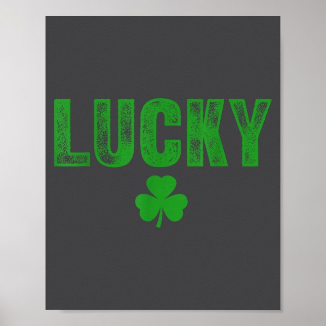 Poster Lucky And Lucky Forer St Patricks Day  (Devant)