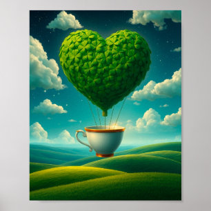 Poster Lucky Clover Design pour la St. Patrick's Day