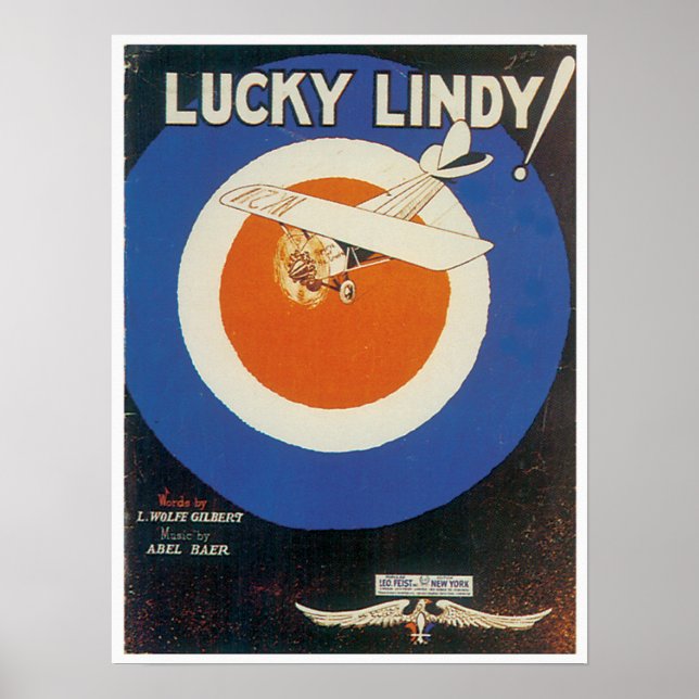 Poster Lucky Lindy (Devant)