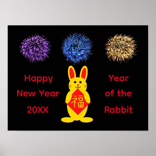 Poster Lucky Rabbit #2 (Devant)