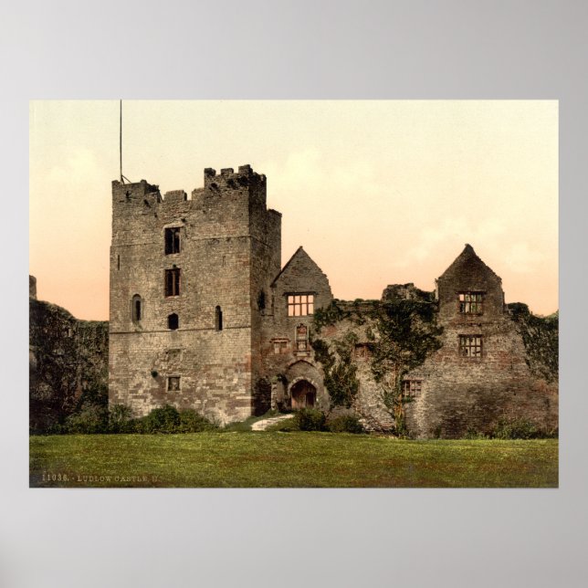 Poster Ludlow Castle II, Shropshire, Angleterre (Devant)