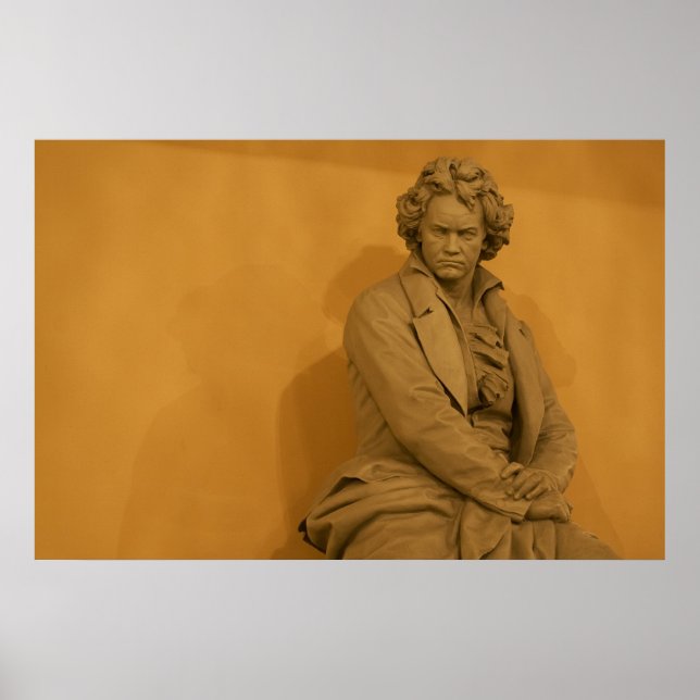 Poster Ludwig van Beethoven (Devant)