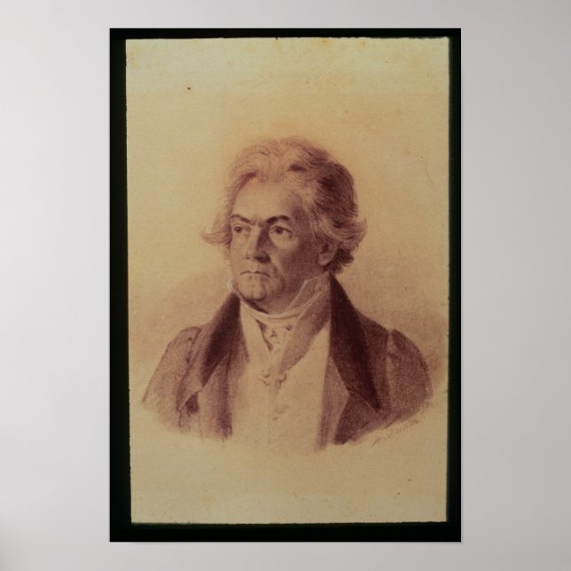 Poster Ludwig van Beethoven, 1824 (Devant)