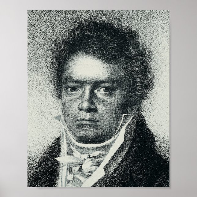 Poster Ludwig Van Beethoven Portrait (Devant)