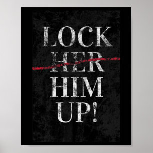 Poster Lui Up Anti Trump Funny Mike Flynn Pro Hillary