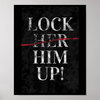 Poster Lui Up Anti Trump Funny Mike Flynn Pro Hillary