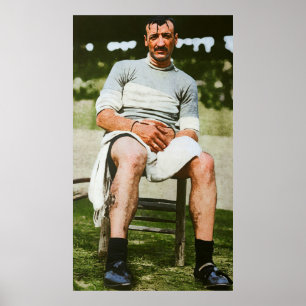 Poster Luigi Ganna Milan Vainqueur du Premier Giro d'Ital