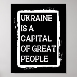 Poster L'Ukraine est la capitale d'un grand peuple de che