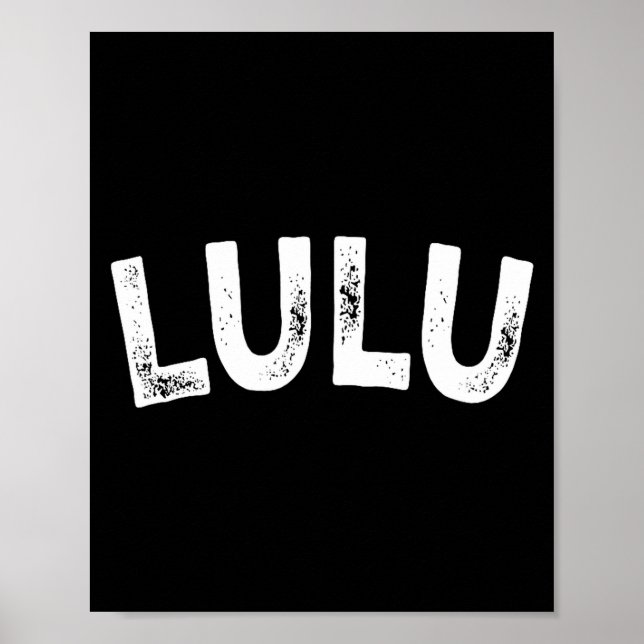 Poster Lulu  (Devant)