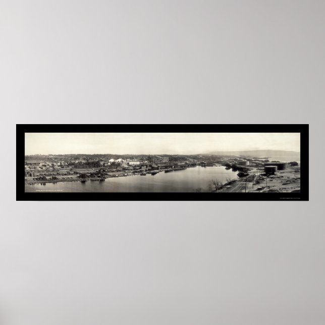 Poster Lumber Redondo Beach Photo 1909 (Devant)