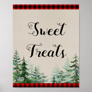 Poster Lumberjack aquarelle Sweet Traitements signe