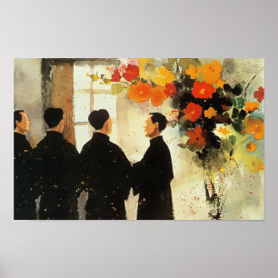 Poster Lumière à travers la fenêtre