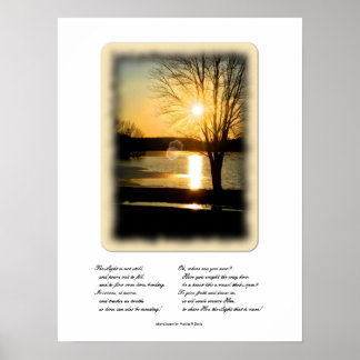Poster Lumière de Dieu photo
