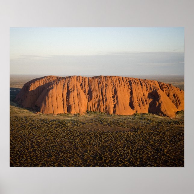 Poster Lumière de fin d'après-midi sur Uluru / Ayers Rock (Devant)