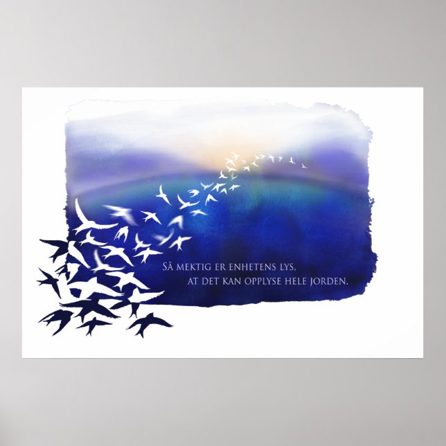 Poster Lumière de l'unité (norvégien) (Devant)