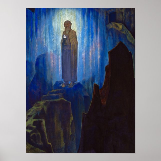 Poster Lumière du ciel par Nicholas Roerich (Devant)