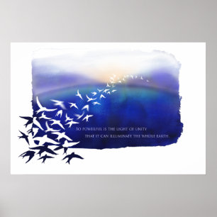 Poster Lumière d'unité