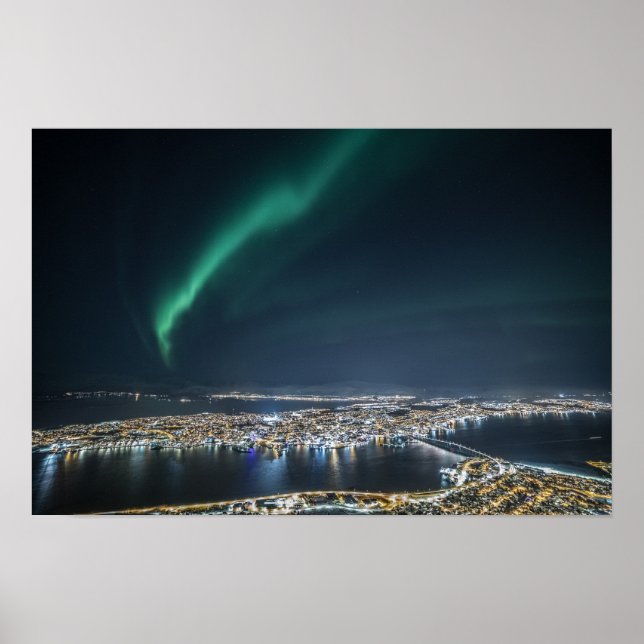 Poster Lumière nord du Tromso (Devant)