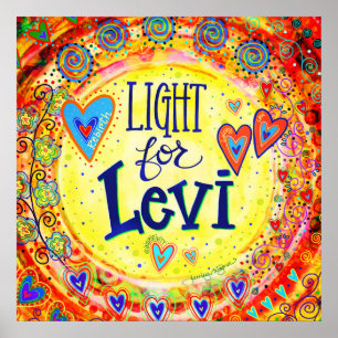 Poster "Lumière pour Lévi" sur l'Inspirivity