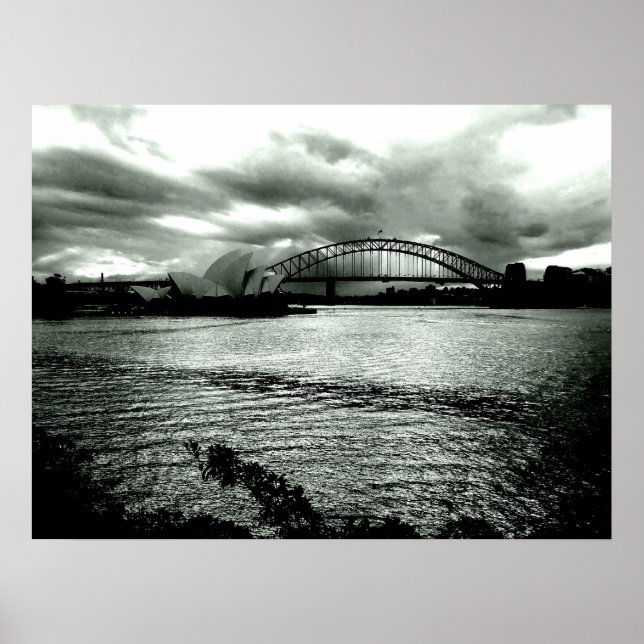 Poster Lumière sur le port (Devant)