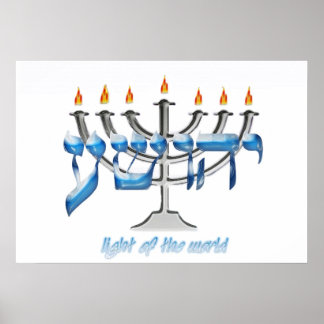 Poster Lumière YHWSHUA du monde