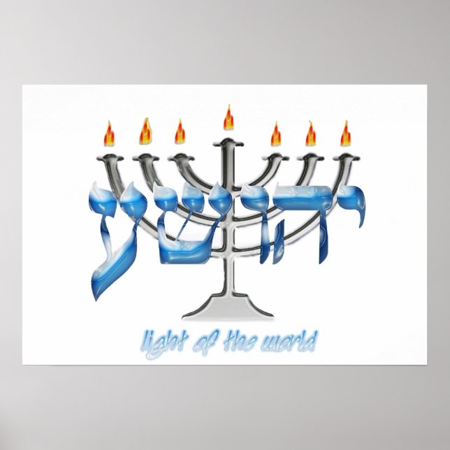Poster Lumière YHWSHUA du monde (Devant)