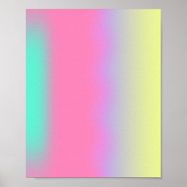 Poster Lumières colorées Aura dégradé