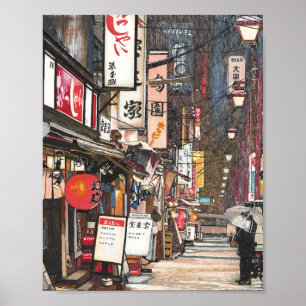 Poster Lumières dans la neige