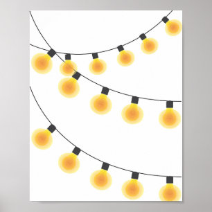 Poster Lumières de chaînes