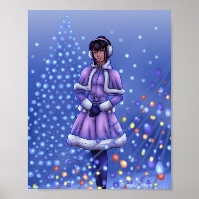 Poster Lumières de Noël (Devant)