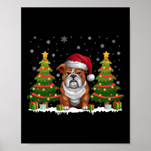 Poster Lumières des arbres de Noël