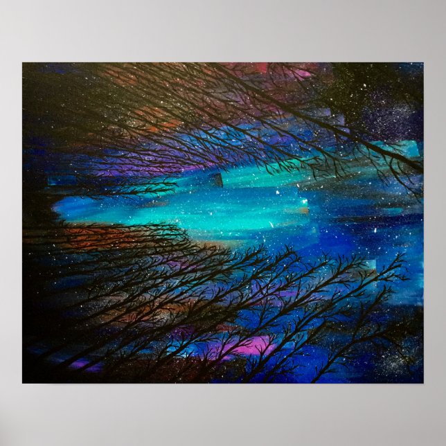 Poster Lumières du Nord (Devant)