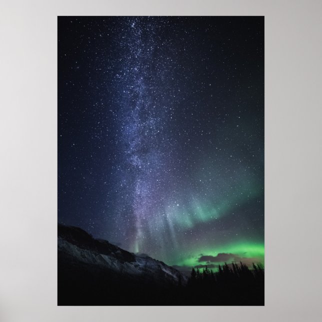 Poster Lumières du nord de la voie lactée (Devant)