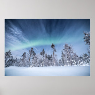 Poster Lumières du Nord Nord Norvège