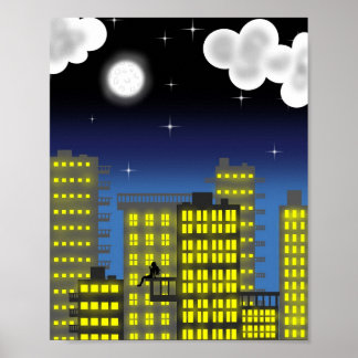Poster Lumières, Grande Ville (Poster)