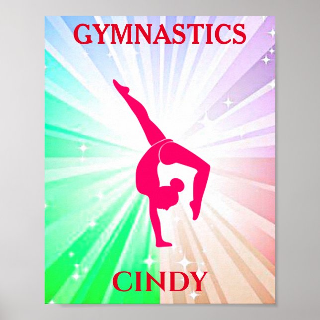 Poster Lumières gymnastiques (Devant)