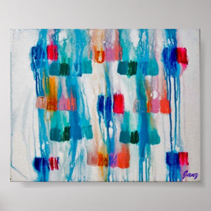 Poster Lumières sous la pluie