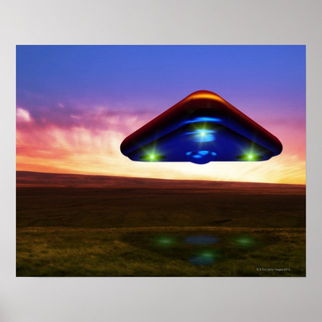 Poster Lumières UFO (Devant)