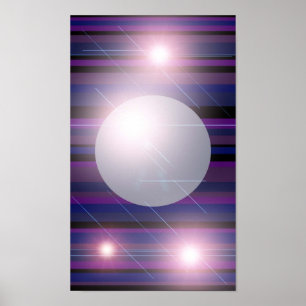 Poster Luminosité de la lune