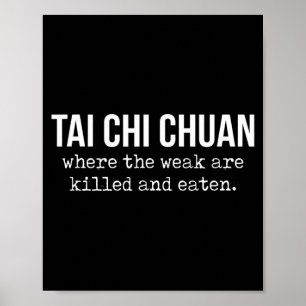 Poster L'un de ces pratiquants de tai chi chuan, arts mar