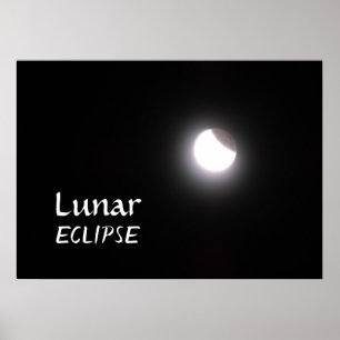 Poster Lunar Eclipse Moon Photo