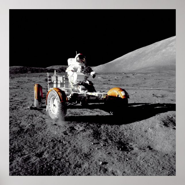Poster Lunar Rover, Apollo 17 (Devant)