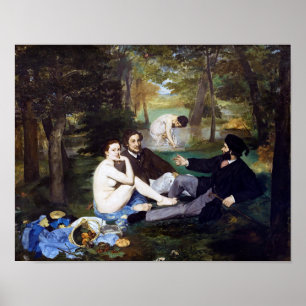 Poster Luncheon on the Grass, Manet