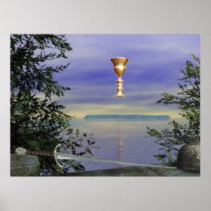 Poster Lundy, l'île de Graal