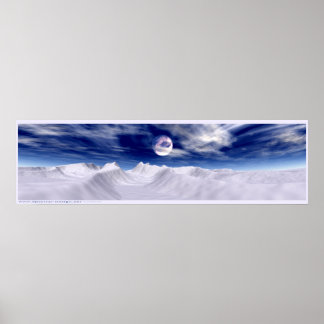 Poster Lune arctique